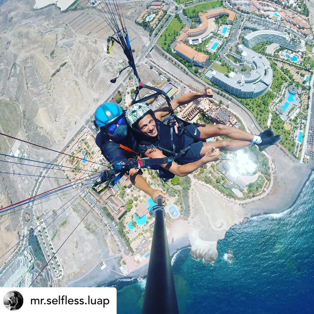 Duo paragliding in Tenerife