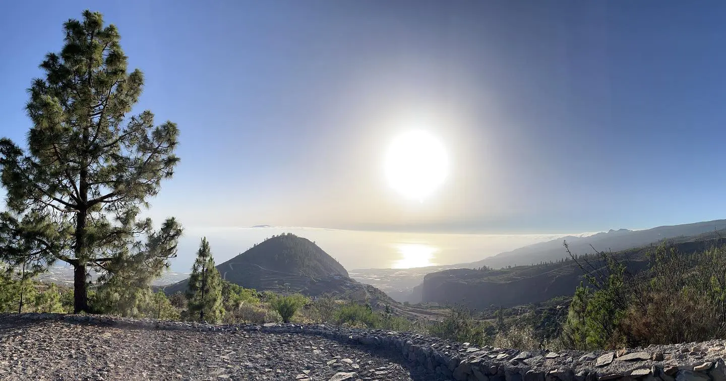 Sunset on mount Teide in Tenerife