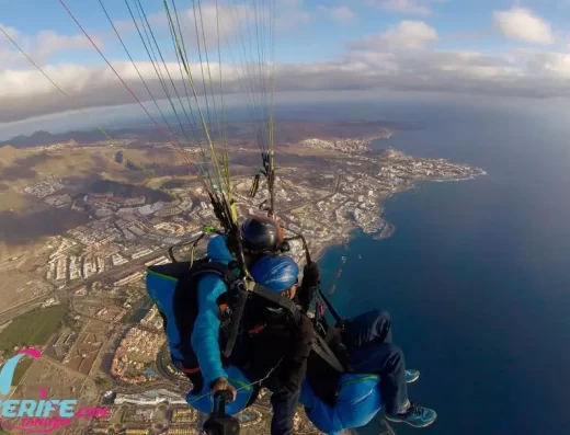 Emocionante aventura en parapente en Tenerife