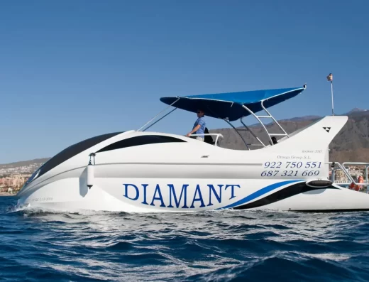 Diamond boat excursion in Tenerife