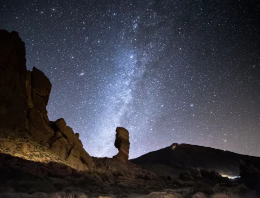 Milky Way during stargazing in Tenerife Teide by Night Tenerife